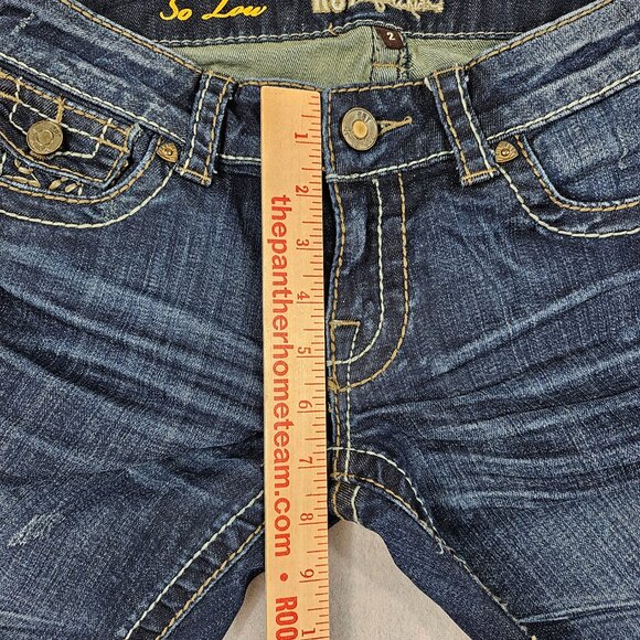 KUT from the Kloth Jeans Womens 2 Denim So Low Rise Flared - Picture 7 of 13